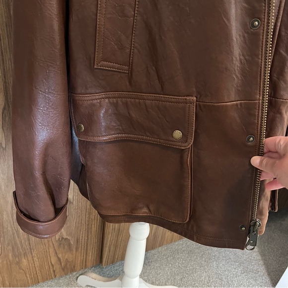 Vintage Orvis Leather Coat - Picture 6 of 14